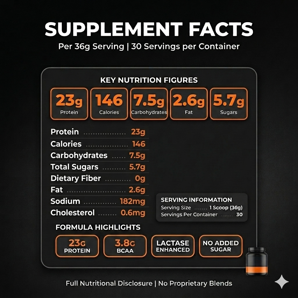Whey Concentrate Vanilla