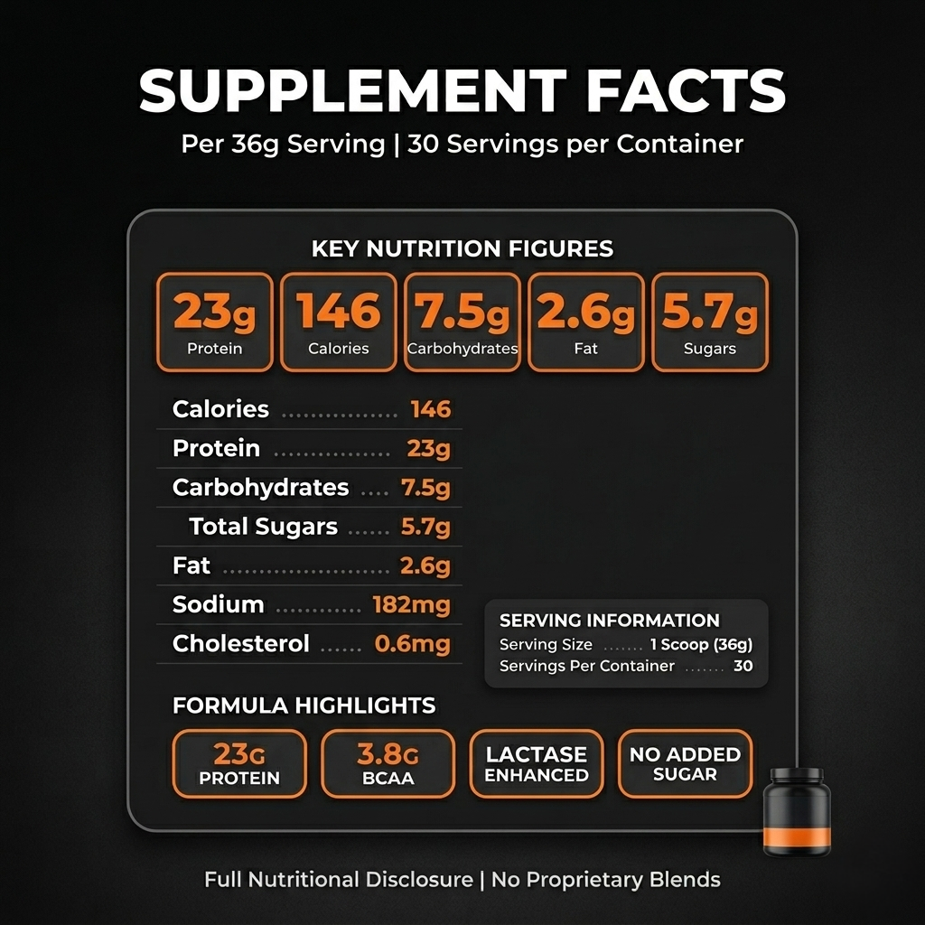Premium Whey Concentrate Chocolate