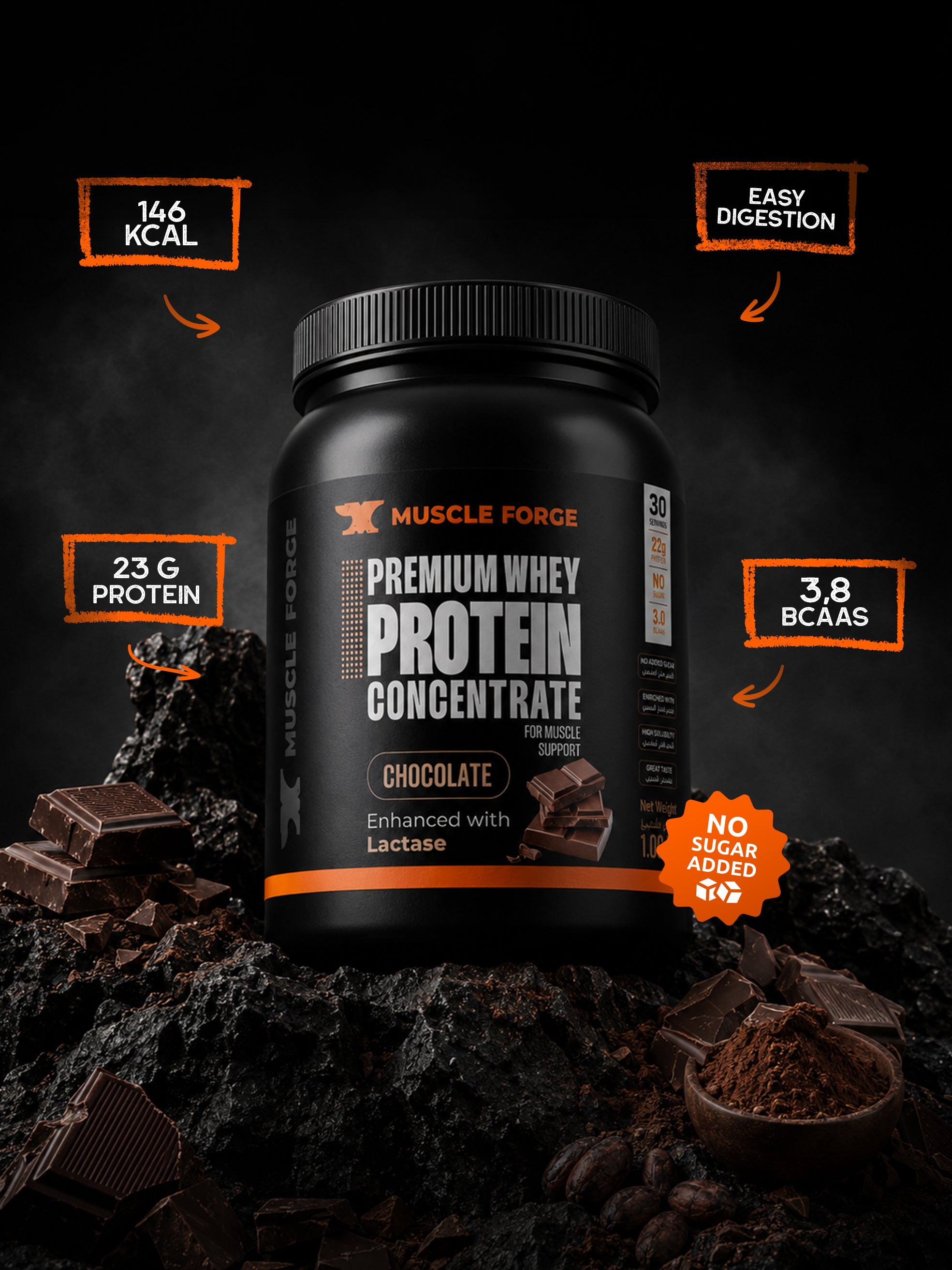 Whey Concentrate Chocolate