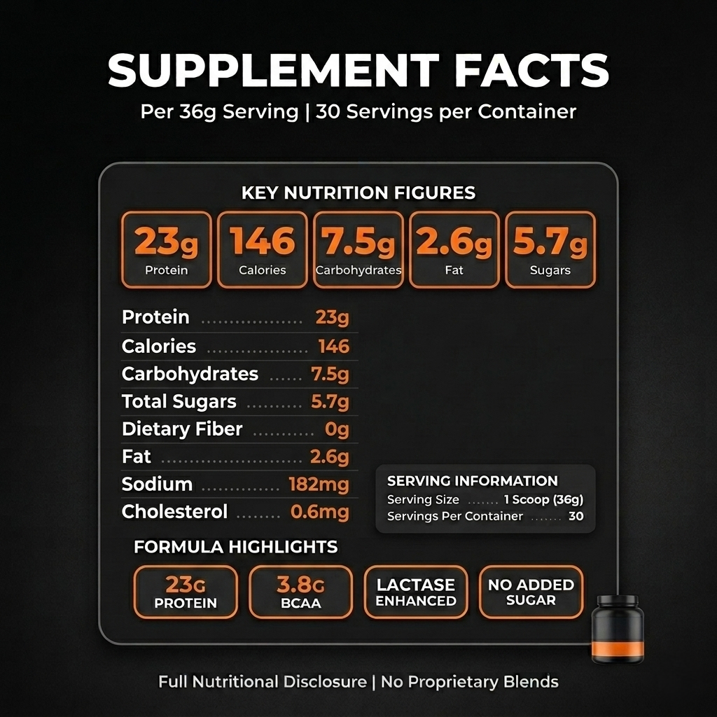 Premium Whey Concentrate Vanilla